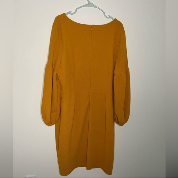 Eloquii - Mustard Long sleeve Dress - Size 24 - Picture 5 of 8